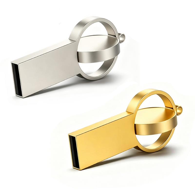Memoria USB metálica giratoria, imagen 1