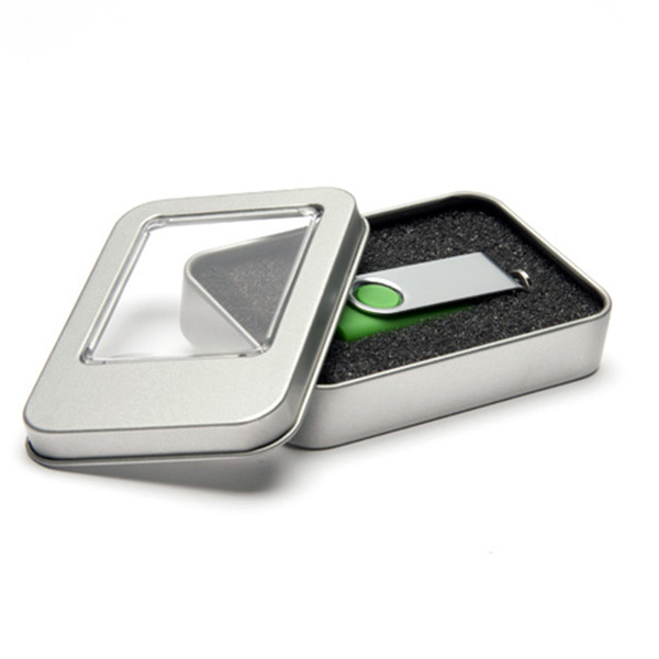 Caja metálica con ventana