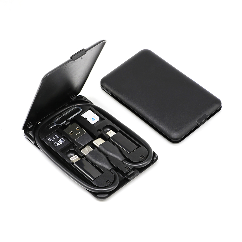 Caja con cable de carga multifuncional y soporte para móvil, imagen 1