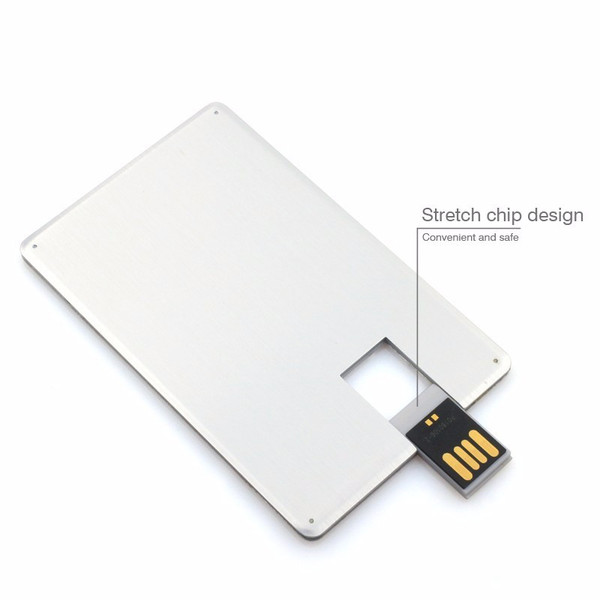Memoria USB 410 Tarjeta Aluminio