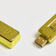 Memoria USB Formas especiales 240 Lingote de oro