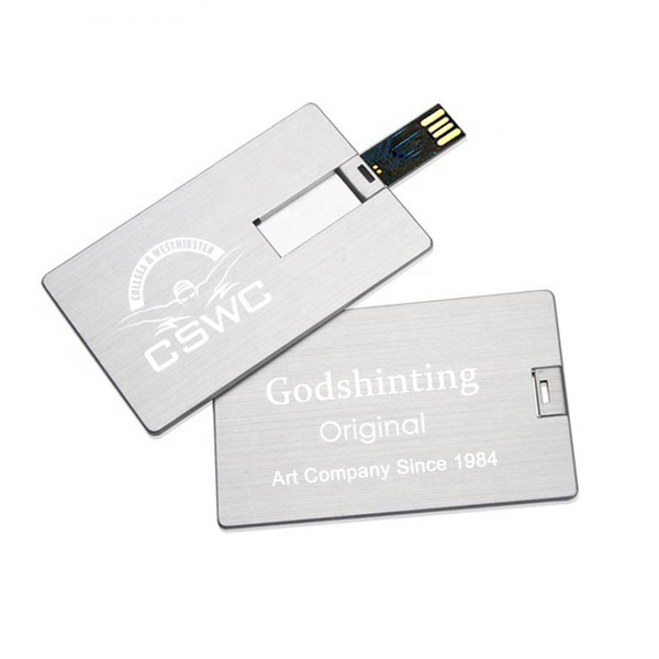 Memoria USB Tarjeta Aluminio