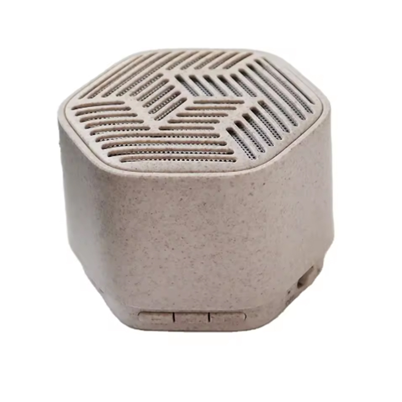 Altavoz inalámbrico Bluetooth de paja de trigo y ABS, imagen 1