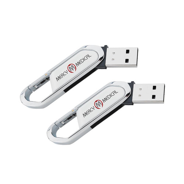 Memoria USB con mosquetón