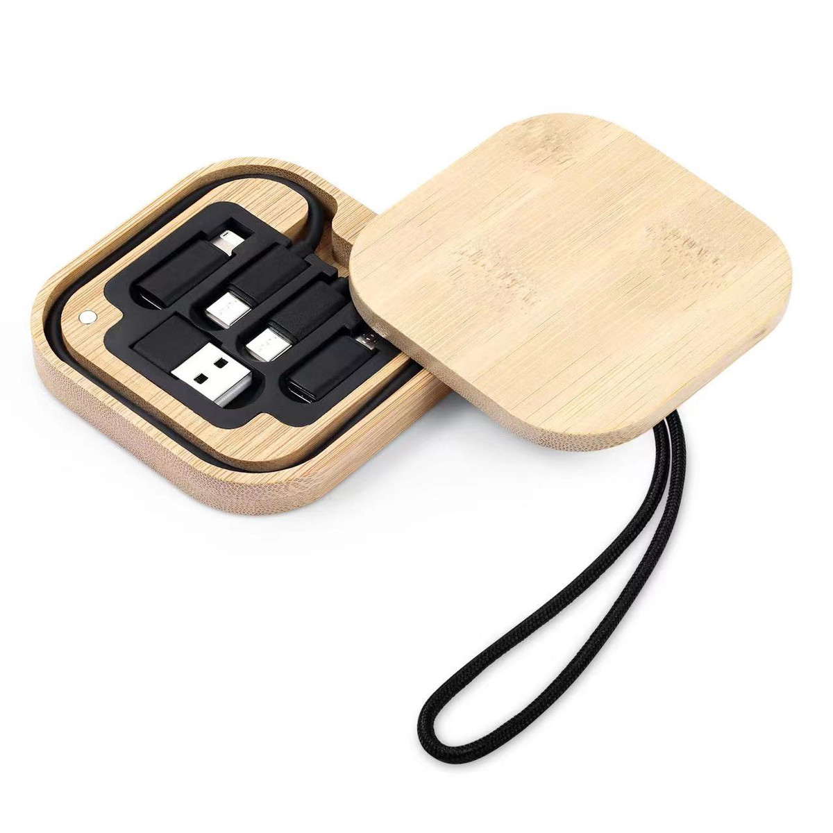 Caja con cable de carga y adaptadores, imagen 1