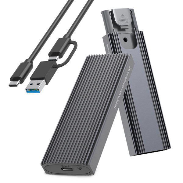 Carcasa de aluminio USB 3.2 Tipo C para SSD M.2 PCIe NVMe