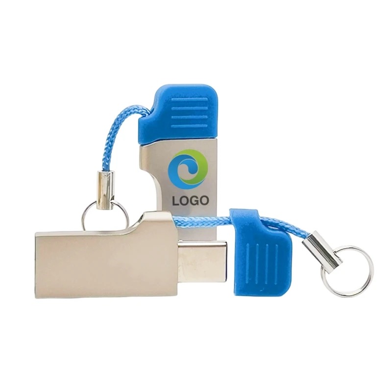 Memoria USB dual con conectores USB-A y USB-C, imagen 1