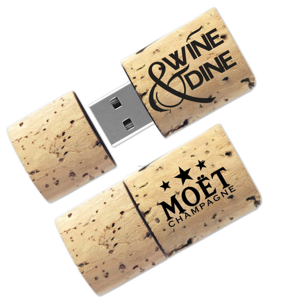 Memoria USB en tapón de corcho