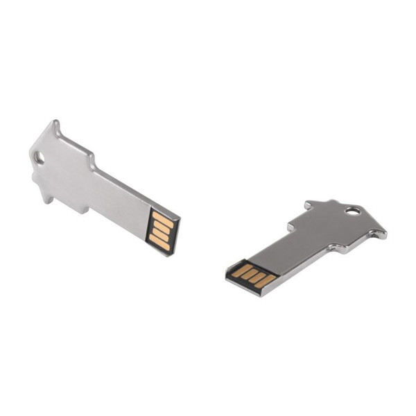 Memoria USB con silueta de casa