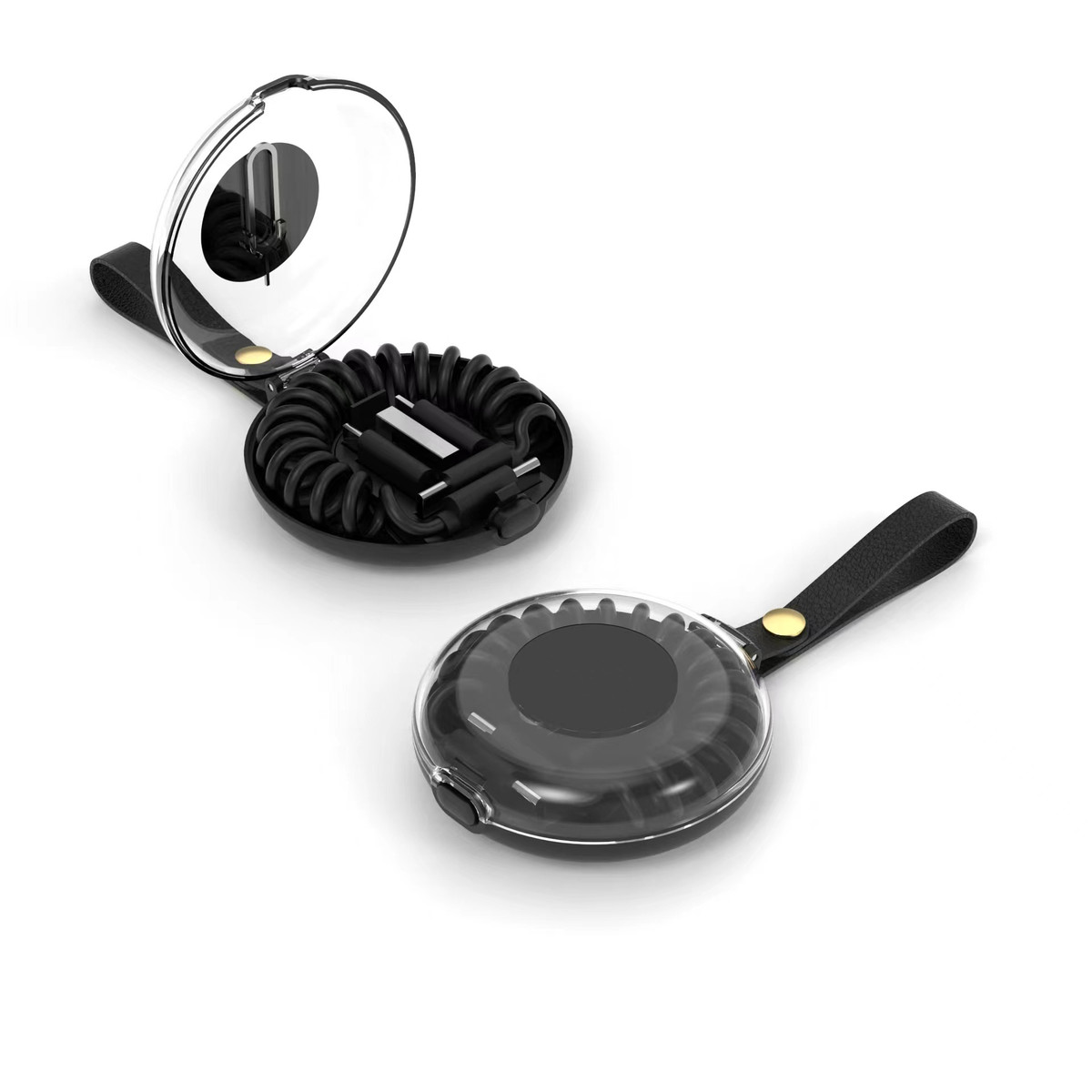 Estuche con cable en espiral y adaptadores, imagen 1
