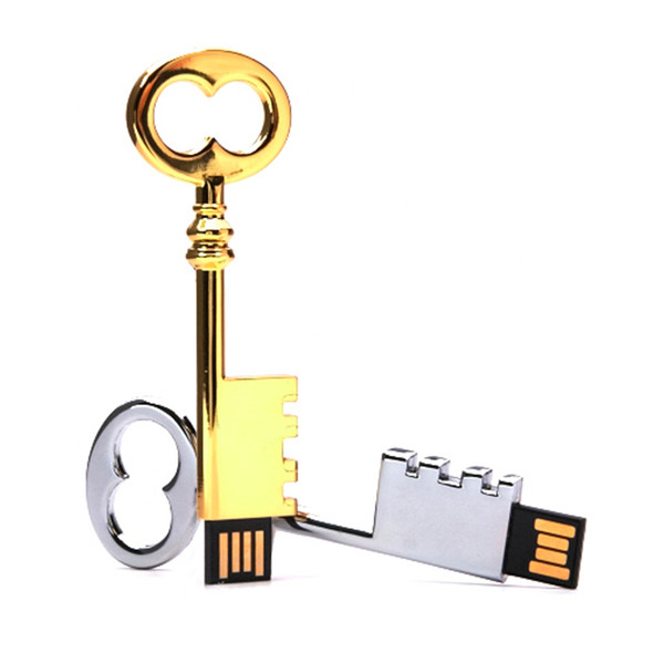 Memoria USB metálica con forma de llave maestra