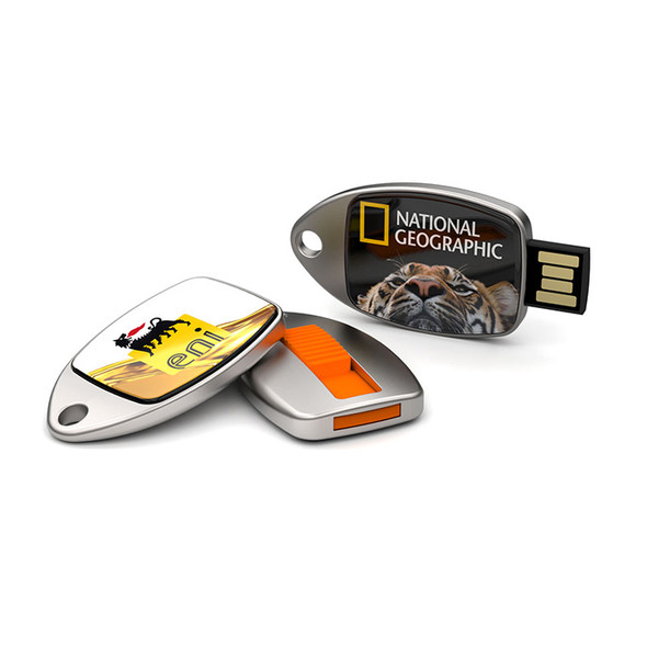 Memoria USB con soporte de color